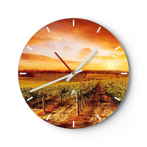 Horloge murale verre - horloge,