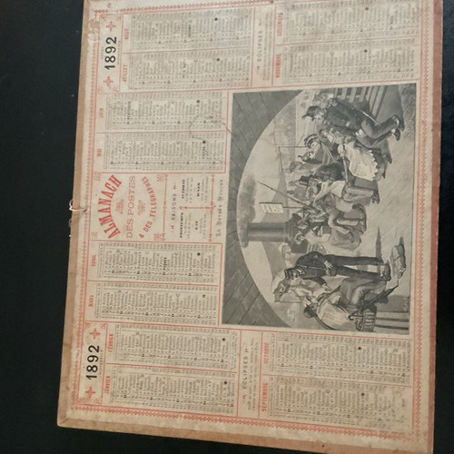 Almanach des postes - postes, et