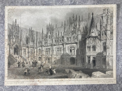 Gravure parlement normandie - gravure parlement,