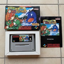 Jeu Super Nintendo- Super Mario World 2 Yoshi’s Island Snes Nes Complet En Boîte