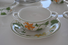 5 Bols à dessert  villeroy et boch modèle GERANIUM