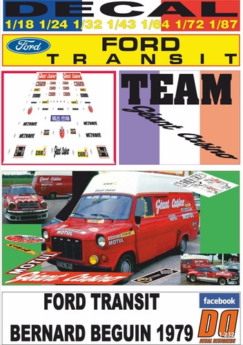 Decal ford transit porsche - ford,