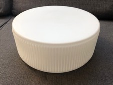 VERRE PLAFONNIER APPLIQUE VINTAGE EN OPALINE  CIRCA 1960 Ø 29 cm