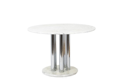 Table ronde marbre et - ronde, en