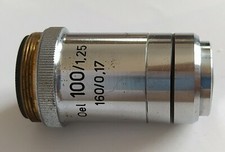 microscope lens REICHERT Oel 100 / 1,25 - 160 / 0,17