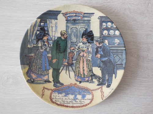 Assiette ancienne digoin - assiette,