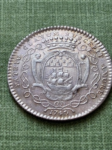 Jeton argent louis rené - jeton, xv