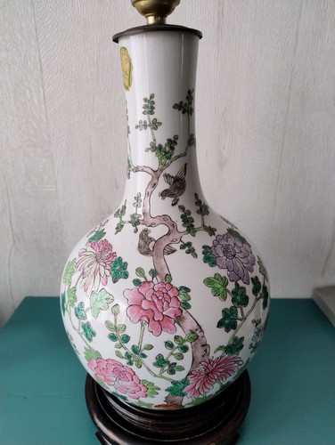 Ancien vase gourde monté - , en