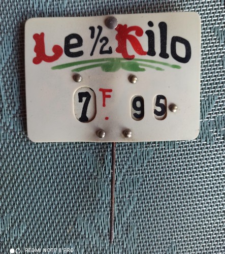 Ancienne étiquette prix en - ancienne,