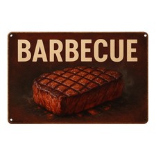 Plaque en tôle de barbecue |