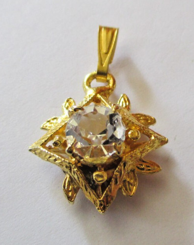 Ancien pendentif plaqué - , or