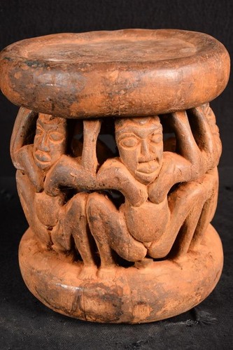 Tabouret ancien bamun africain - bamun,