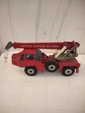 camion miniature grue routiere " SOLIDO " pompiers de Paris N° 353 de 1973