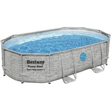 Bestway - 56946 - Piscine Ovale Bestway Avec Hublot 488x305x107 CM 6941607311486