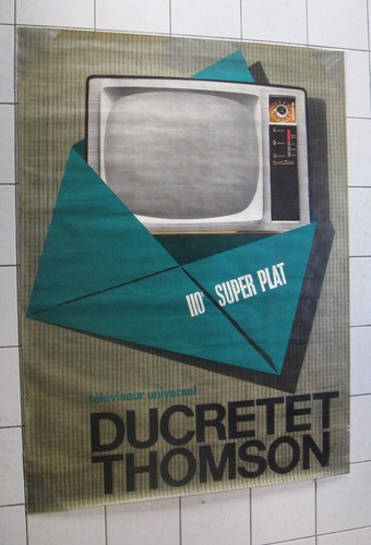 Ducretet thomson affiche - thomson,