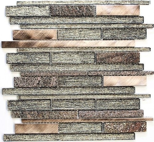 Aluminiummosaik verre pierre - aluminiummosaik,