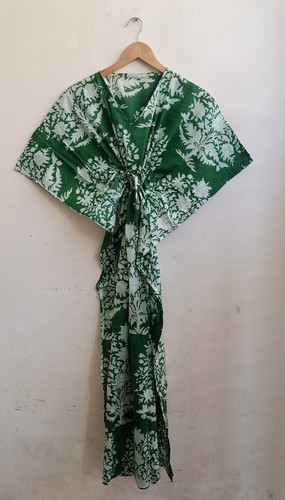 Robe maxi kaftan coton - robe,