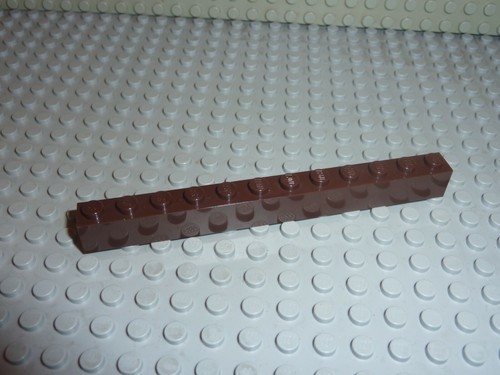 Lego dkbrown brick - dkbrown, ref