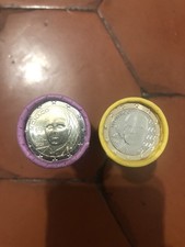 Lot rouleaux 1 Et 2 euros Monaco 2025 nouvelle face Albert II
