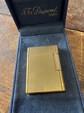 Briquet Dupont plaqué or
