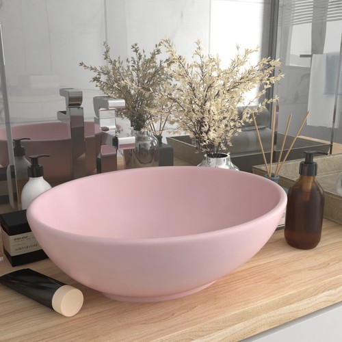 Lavabo ovale luxe - ovale, gris