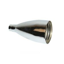 Morceau de pot d'échappement Cigare pour Kreidler/Zündapp Chrome