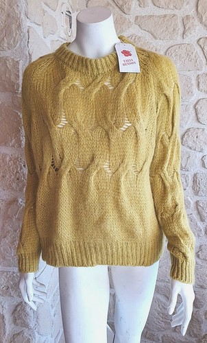 Pull torsade ocre neuf - , talia