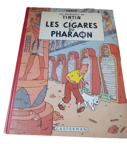 Tintin les cigares pharaon - du,