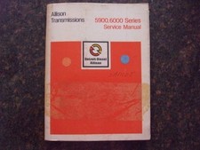 Detroit Diesel Allison Transmissions Trt 2001 Service Magasin Réparation Manuel