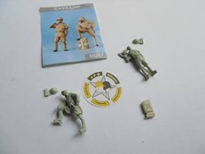 GASOLINE SOLIDO VEREM  MILITAIRE 1/50  2 FIGURINES SOLDATS ALLEMANDS DU DAK