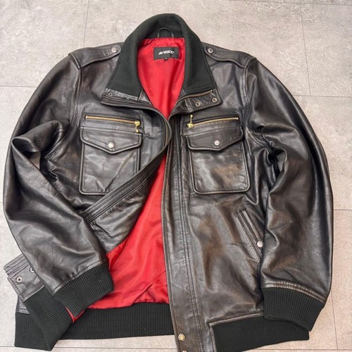 Avirex lamb leather jacket - avirex,