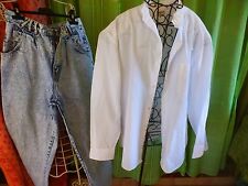 lot homme T 40-42pantalon JeAN  délavé et chemise blanche 