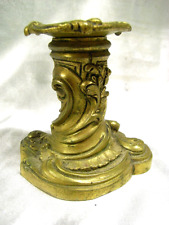 ANCIEN BOUGEOIR TABLE TOILETTE ROCAILLE BRONZE CHANDELIER FLAMBEAU CANDLESTICK