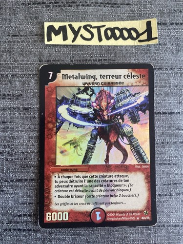 Carte duel masters metalwing - duel,