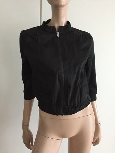 Blouson noir manches vero - noir,