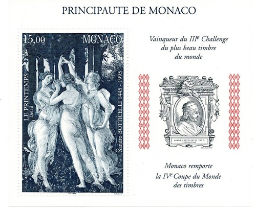 Timbre monaco neuf bloc - /,