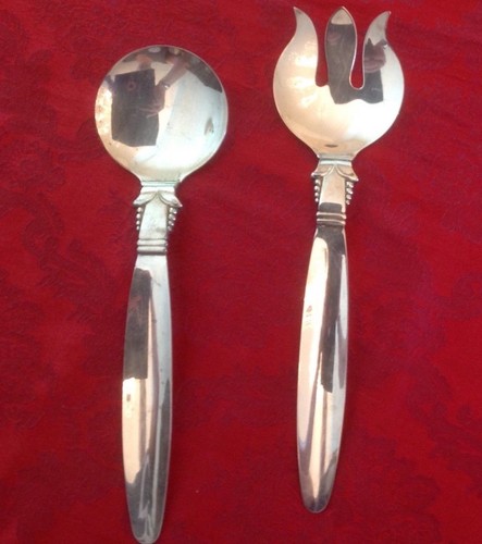 Salad serving spoon fork - spoon, &