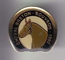 RARE PINS PIN'S .. SPORT CHEVAL HORSE HIPPISME  TRAIT RACE BRETON BOUVRON 44 ~D1