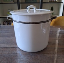 Rare : fait-tout porcelaine Aluminite Frugier début XXème