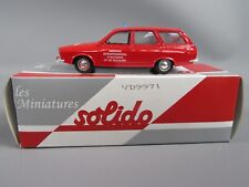 A832 Solido Hachette 56 Renault 12 Break 1975 SDIS Ambulance Rouge 1:43 + Boite