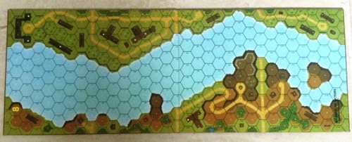 Hard mounted map board - mounted,
