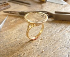 Bague pièce carats - bague, 18
