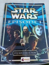 star wars episode 1 sticker album merlin style panini , incomplet