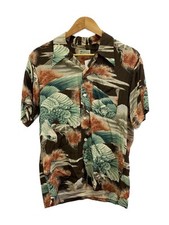 SUN SURF Chemises Marron S Utilisé