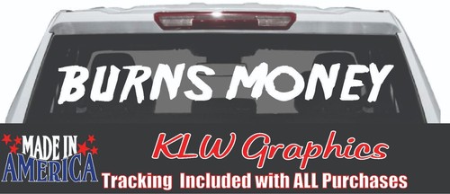 Burns decal sticker - sticker, turbo