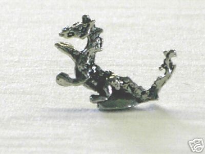 Pewter miniature fire - miniature,