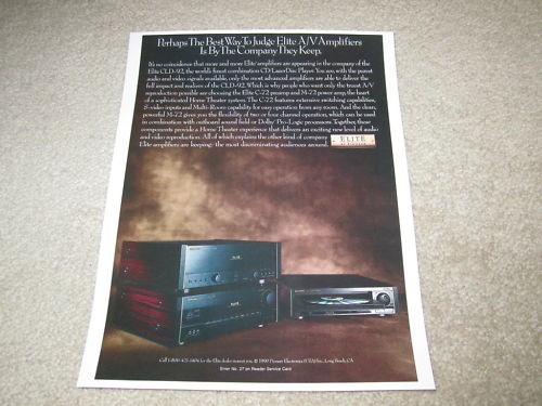 Pioneer elite 1985 c 72 - ad, c-72