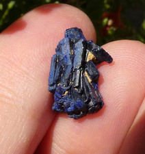 Azurite Chessylite Bleu Intense Chessy les Mines 1.3cm France collection ancien