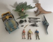 Kenner Lot Jurassic Park Vintage 90 Figurines Dinosaures Accessoires 