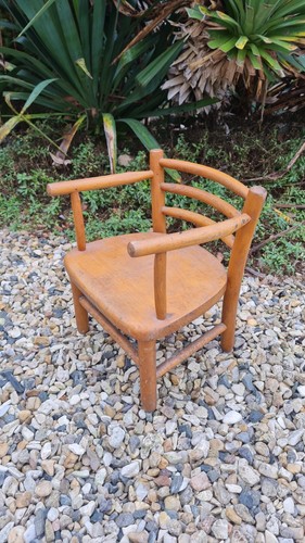 Ancienne petite chaise bois - chaise, en